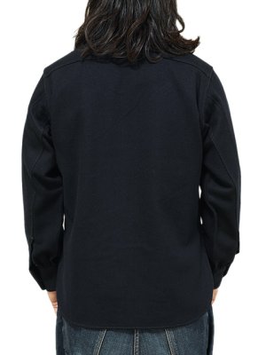 画像2: 【 Pherrow's（フェローズ） 】 ウールCPOシャツジャケット [ CPO Shirts Jacket ] [ NAVY ]