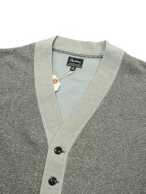 画像3: 【 Pherrow's（フェローズ） 】 スウェットカーディガン [ Sweat Cardigan ] [ H.GRAY ]