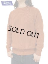 【 Pherrow's（フェローズ） 】　ラグランコットンニット　[ RAGLAN COTTON KNIT ][BROWN]