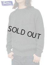 【 Pherrow's（フェローズ） 】　ラグランコットンニット　[ RAGLAN COTTON KNIT ][CHARCOAL]