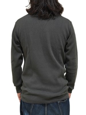 画像8: 【 Pherrow's x Healthknit （フェローズ x ヘルスニット） 】 コラボサーマルTシャツ [ Thermal King ] [ S.BLACK ] 