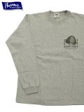 【 Pherrow's（フェローズ） 】　プリント L/S T-Shirts　[ ARMY & NAVY SHOP ] [ H.GRAY ]【 メール便可 】