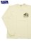 画像1: 【 Pherrow's（フェローズ） 】　プリント L/S T-Shirts　[ ARMY & NAVY SHOP ] [ S.WHITE ]【 メール便可 】 (1)