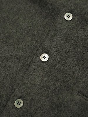 画像6: 【 Pherrow's（フェローズ） 】　モヘアニットカーディガン　[ MOHAIR KNIT CARDIGAN ] [ CHARCOAL ] 