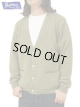 【 Pherrow's（フェローズ） 】　モヘアニットカーディガン　[ MOHAIR KNIT CARDIGAN ] [ OLIVE ] 