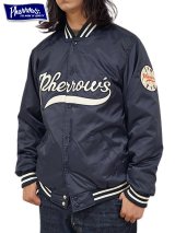 【 Pherrow's（フェローズ） 】　スタジアムジャケット [ NYLON STADIUM JACKET ] [ NAVY ]
