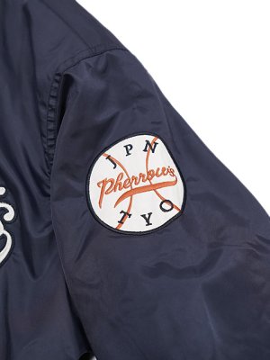 画像5: 【 Pherrow's（フェローズ） 】　スタジアムジャケット [ NYLON STADIUM JACKET ] [ NAVY ]