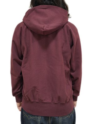 画像2: 【 Pherrow's（フェローズ） 】　 リバースウィーブパーカー [ REVERSE SWEAT HOODIE ] [ BURGUNDY ]
