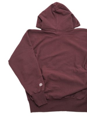 画像4: 【 Pherrow's（フェローズ） 】　 リバースウィーブパーカー [ REVERSE SWEAT HOODIE ] [ BURGUNDY ]