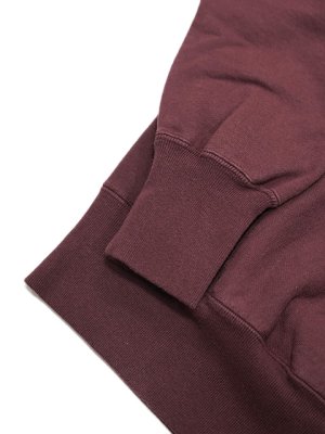 画像7: 【 Pherrow's（フェローズ） 】　 リバースウィーブパーカー [ REVERSE SWEAT HOODIE ] [ BURGUNDY ]