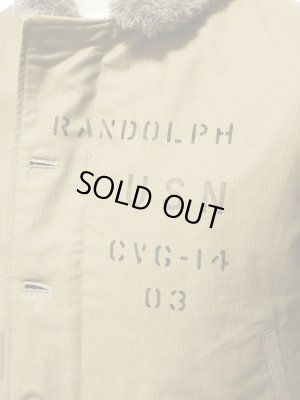 画像5: 【 BUZZ RICKSON'S（バズリクソンズ） 】 N-1 KHAKI DECK JACKET [ STENCIL CVG-14 ] 