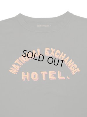 画像3: 【 メール便可 】 【 FULLCOUNT（フルカウント） 】　半袖スウェット　[ Relax Fit Half Sleeve Print Sweatshirt ] [ BLACK ]