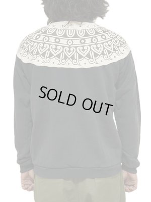 画像8: 【 FULLCOUNT（フルカウント） 】　トライバルパターンスウェット　[ Tribal Pattern Sweatshirts ] [ 雪柄スウェット ] [ ECRU ]