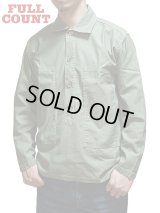【 FULLCOUNT（フルカウント） 】　バックサテンプルオーバーシャツ　[ US Army Pullover Shirt ]