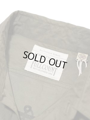 画像8: 【 FULLCOUNT（フルカウント） 】　U.S.N ユーティリティーシャツ　[ U.S.Navy OD Poplin Shirt ]