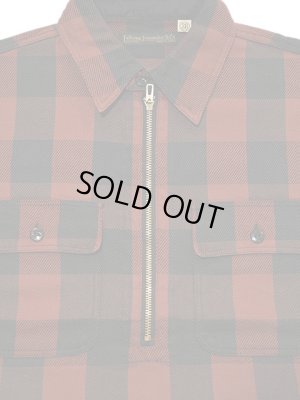画像4: 【 FULLCOUNT（フルカウント） 】　ハーフジッププルオーバーシャツ 　[ Half Zip Pullover Classic Buffalo Check Shirt ]