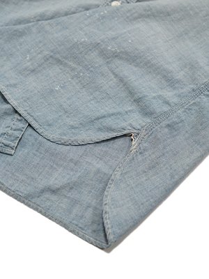 画像6: 【 FULLCOUNT（フルカウント） 】　シャンブレーワークシャツ　[ Triple Stitch Chambray Shirt ] [ Aging ]