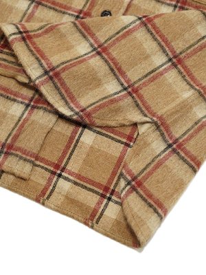画像5: 【 FULLCOUNT（フルカウント） 】　ウールシャギーワークシャツ　[ Wool Shaggy Check Work Shirt ] [ Beige ]