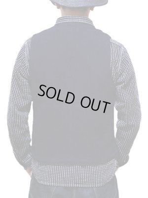 画像2: 【 STUDIO D'ARTISAN（ステュディオダルチザン） 】　インディゴドビークロスベスト　[ DOBBY CLOTH VEST ]