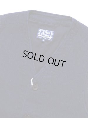 画像3: 【 STUDIO D'ARTISAN（ステュディオダルチザン） 】　インディゴドビークロスベスト　[ DOBBY CLOTH VEST ]