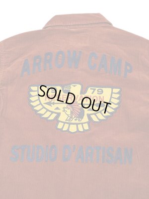 画像9: 【 STUDIO D'ARTISAN（ステュディオダルチザン）　】　刺繍コーデュロイジャケット　[ Corduroy Jacket ] [ ORANGE ] 