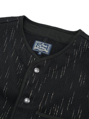 画像3: 【 STUDIO D'ARTISAN（ステュディオダルチザン） 】　絣染ビーチクロスベスト　[ KASURI BEACH CLOTH VEST ]