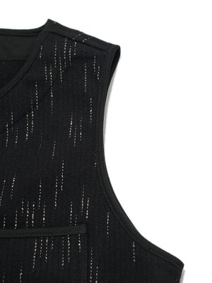 画像5: 【 STUDIO D'ARTISAN（ステュディオダルチザン） 】　絣染ビーチクロスベスト　[ KASURI BEACH CLOTH VEST ]