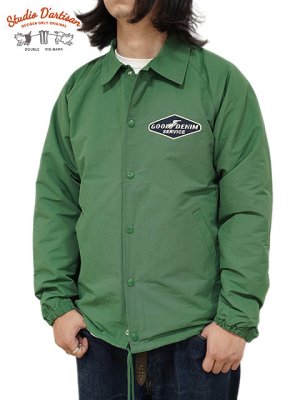 画像1: 【 STUDIO D'ARTISAN（ステュディオダルチザン）　】　60/40クロスコーチジャケット　[ GOOD DENIM SERVICE ] [ GREEN ] 