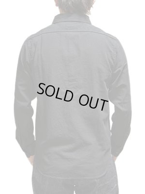 画像2: 【 FULLCOUNT（フルカウント） 】　【 5oz. 】 シャンブレーワークシャツ　[ Black Chambray Shirt ]