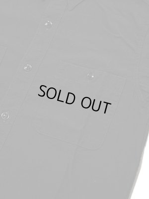 画像4: 【 FULLCOUNT（フルカウント） 】　【 5oz. 】 シャンブレーワークシャツ　[ Black Chambray Shirt ]
