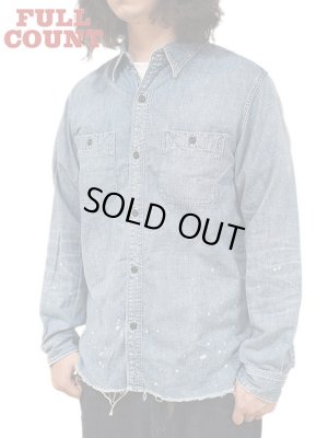 画像1: 【 FULLCOUNT（フルカウント） 】　【 8oz. 】 デニムワークシャツ　[ Denim Work Shirt ] [ Used Wash ]