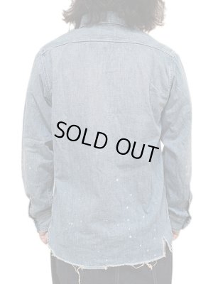 画像2: 【 FULLCOUNT（フルカウント） 】　【 8oz. 】 デニムワークシャツ　[ Denim Work Shirt ] [ Used Wash ]