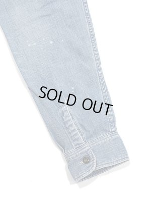 画像8: 【 FULLCOUNT（フルカウント） 】　【 8oz. 】 デニムワークシャツ　[ Denim Work Shirt ] [ Used Wash ]