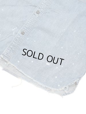 画像9: 【 FULLCOUNT（フルカウント） 】　【 8oz. 】 デニムワークシャツ　[ Denim Work Shirt ] [ Used Wash ]