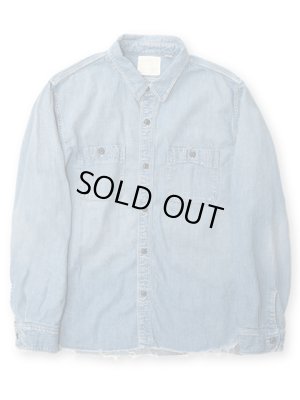 画像3: 【 FULLCOUNT（フルカウント） 】　【 8oz. 】 デニムワークシャツ　[ Denim Work Shirt ] [ Used Wash ]