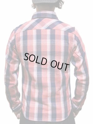画像2: 【 UES（ウエス） 】　先染めヘビーチェックネルシャツ　[ PINK ]