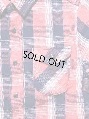 画像4: 【 UES（ウエス） 】　先染めヘビーチェックネルシャツ　[ PINK ]