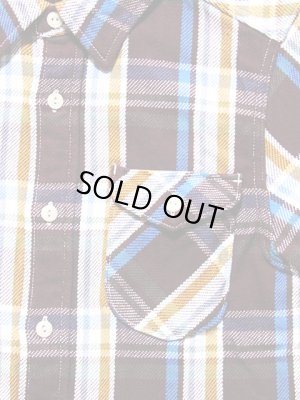 画像4: 【 UES（ウエス） 】　先染めヘビーチェックネルシャツ　[ WINE ]