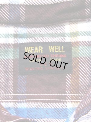 画像8: 【 UES（ウエス） 】　先染めヘビーチェックネルシャツ　[ WINE ]