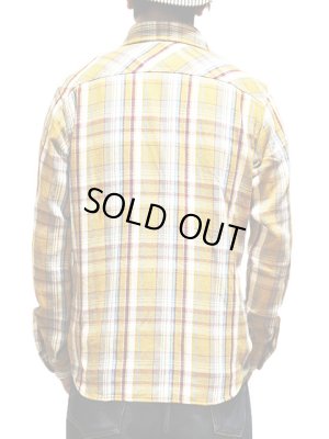 画像2: 【 UES（ウエス） 】　先染めヘビーチェックネルシャツ　[ MUSTARD]