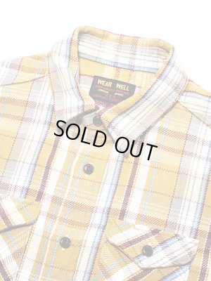 画像3: 【 UES（ウエス） 】　先染めヘビーチェックネルシャツ　[ MUSTARD]
