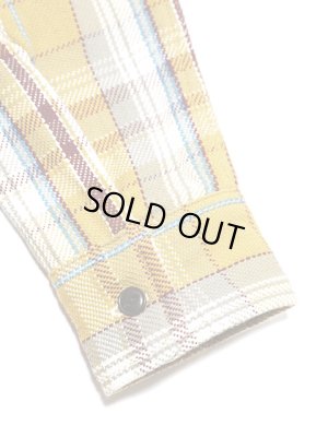 画像5: 【 UES（ウエス） 】　先染めヘビーチェックネルシャツ　[ MUSTARD]