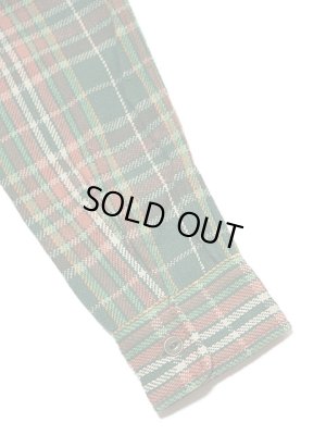 画像6: 【 UES（ウエス） 】　先染めヘビーチェックネルシャツ　[ GREEN ]