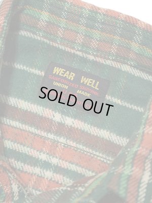 画像8: 【 UES（ウエス） 】　先染めヘビーチェックネルシャツ　[ GREEN ]