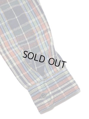 画像6: 【 UES（ウエス） 】　先染めヘビーチェックネルシャツ　[ NAVY ]