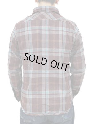 画像2:  【 UES（ウエス） 】　エクストラヘビーチェックネルシャツ　[ ボルドー ]