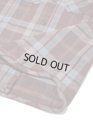 画像5:  【 UES（ウエス） 】　エクストラヘビーチェックネルシャツ　[ ボルドー ]