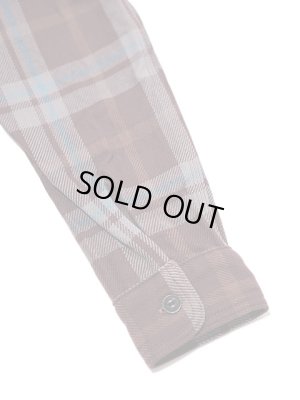 画像6:  【 UES（ウエス） 】　エクストラヘビーチェックネルシャツ　[ ボルドー ]