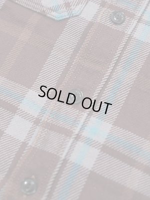 画像7:  【 UES（ウエス） 】　エクストラヘビーチェックネルシャツ　[ ボルドー ]