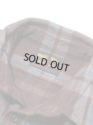 画像8:  【 UES（ウエス） 】　エクストラヘビーチェックネルシャツ　[ ボルドー ]